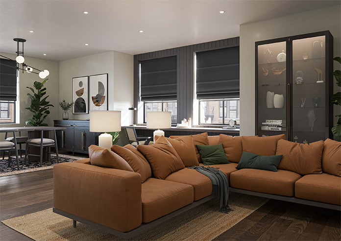 Erin, Noir - Roman Blind - Image 6